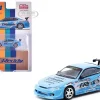 Nissan Silvia (S15) Vertex RHD (Right Hand Drive) "GReddy" Light Blue "Global64" Series 1/64 Diecast Model by Tarmac Works