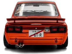 1970 Nissan Skyline (C10) Hakosuka RHD (Right Hand Drive) Orange Metallic 1/18 Diecast Model Car by Solido