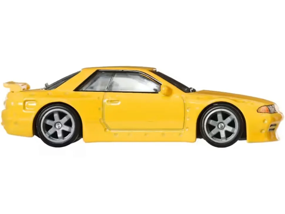 Nissan Skyline GT-R (R32) Pandem RHD (Right Hand Drive) Yellow "Ronin Run II" Series Diecast Model Car by Hot Wheels