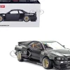 Nissan Skyline GT-R (R34) RHD (Right Hand Drive) #94 "Kaido Works GReddy V2" Carbon Fiber and Dark Gray Metallic (Designed by Jun Imai) "Kaido House" Special 1/64 Diecast Model Car by Mini GT
