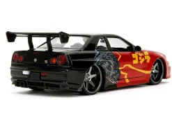 2002 Nissan Skyline GT-R (R34) RHD (Right Hand Drive) Red Metallic and Black