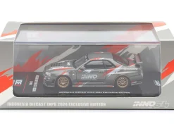 Nissan Skyline GT-R (R34) Z-Tune RHD (Right Hand Drive) Gray Metallic with Graphics