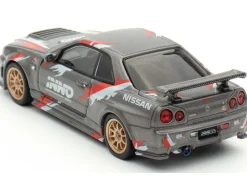 Nissan Skyline GT-R (R34) Z-Tune RHD (Right Hand Drive) Gray Metallic with Graphics