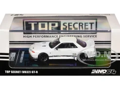 Nissan Skyline "Top Secret" (VR32) GT-R RHD (Right Hand Drive) White 1/64 Diecast Model Car by Inno Models
