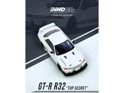 Nissan Skyline "Top Secret" (VR32) GT-R RHD (Right Hand Drive) White 1/64 Diecast Model Car by Inno Models