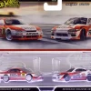 Nissan 240SX (S14) RHD (Right Hand Drive) #19 Red and White and Nissan Silvia (S15) RHD (Right Hand Drive) Red and White "Car Culture" Set of 2 Cars Diecast Model Cars by Hot Wheels