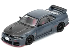 Nissan Top Secret Skyline GT-R (BCNR33) RHD (Right Hand Drive) Stealth Gray with Carbon Hood
