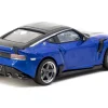 Nissan VeilSide FFZ400 Fairlady Z RHD (Right Hand Drive) Blue Metallic with Black Top "Global64" Series 1/64 Diecast Model by Tarmac Works