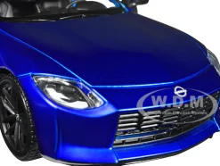 2023 Nissan Z Blue Metallic with Black Top Special Edition Series 1/24 Diecast Model Car Maisto 32904BL