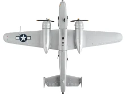 North American B 25J Mitchell Bomber Aircraft Panchito United States Air Force 1/100 Diecast Model Airplane Postage Stamp PS5403-4