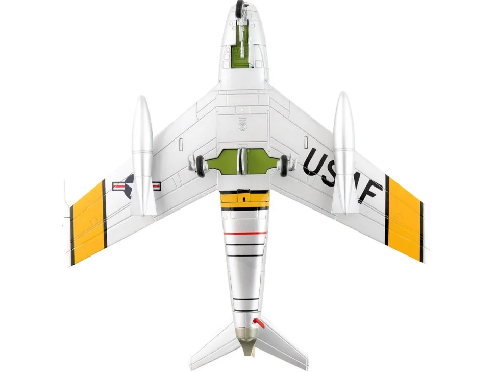 North American F-86E Sabre Fighter Aircraft "51-2752, Colonel George Andrew Davis Jr., 4th FIG, 334th FIS" (1952) United States Air Force "Air Power Series" 1/72 Diecast Model by Hobby Master