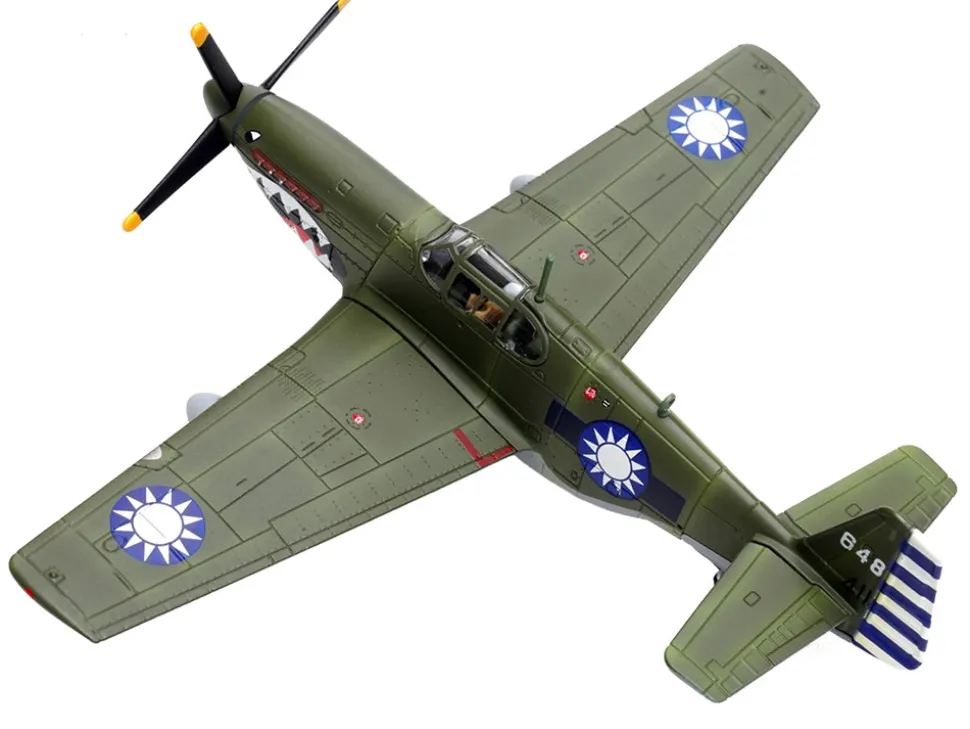 North American P-51C Mustang Aircraft "648, No.32 Squadron" (1945) Chinese Air Force 1/72 Diecast Model Airplane by Legion