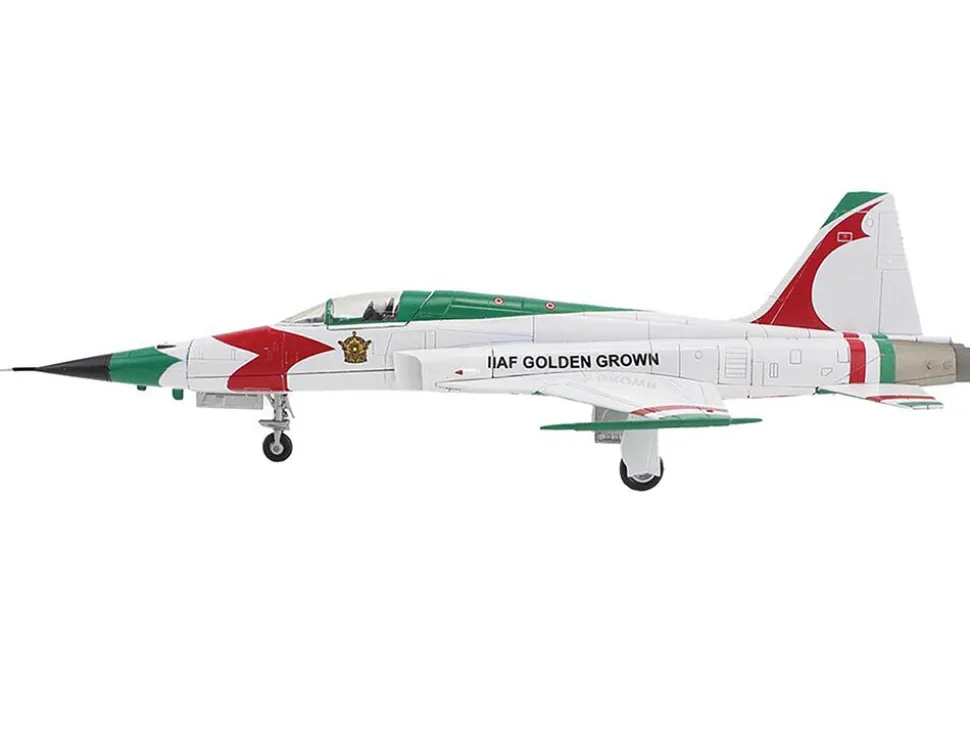 Northrop F-5E Tiger II Aircraft "#1-8, 3-7099, IIAF Golden Crown" Imperial Iranian Air Force "Air Power Series" 1/72 Diecast Model by Hobby Master