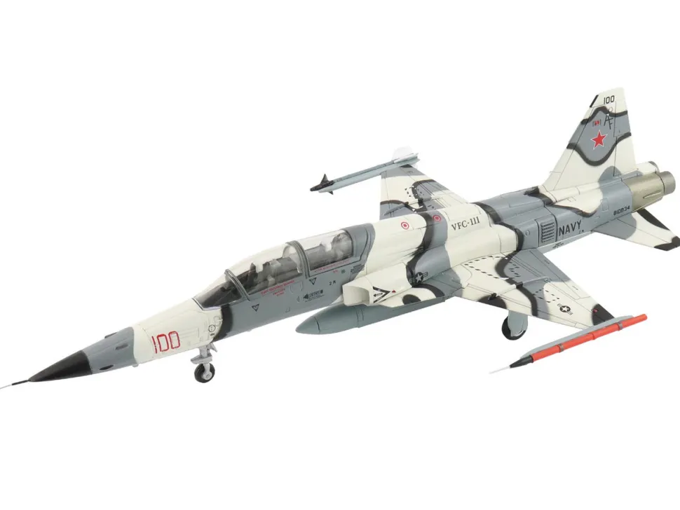 Northrop F-5F Tiger II Aircraft "810834, Franken Tiger, VFC-111 Sundowners" (2023) United States Navy "Air Power Series" 1/72 Diecast Model by Hobby Master