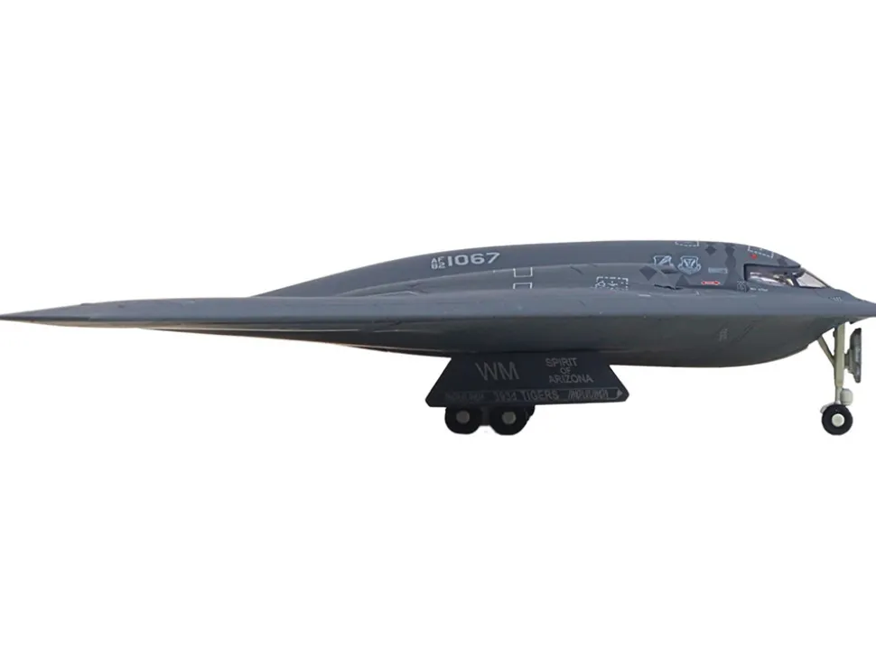 Northrop Grumman B-2A Spirit Stealth Bomber Aircraft "Spirit of Arizona, 393rd Bomb Squadron 'Tigers', 509th Bomb Wing, Whiteman Air Force Base" United States Air Force 1/200 Diecast Model Airplane by Herpa