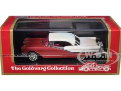 1957 Oldsmobile Starfire Royal Glow Red and Alcan White Limited Edition to 200 pieces Worldwide 1/43 Model Car by Goldvarg Collection