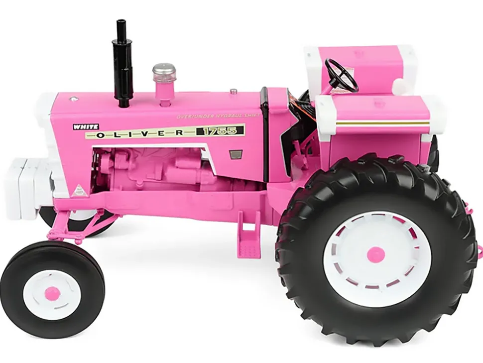 Oliver 1755 Open Station Wide Front Tractor Pink "Classic Series" 1/16 Diecast Model by SpecCast