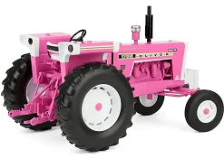Oliver 1755 Open Station Wide Front Tractor Pink