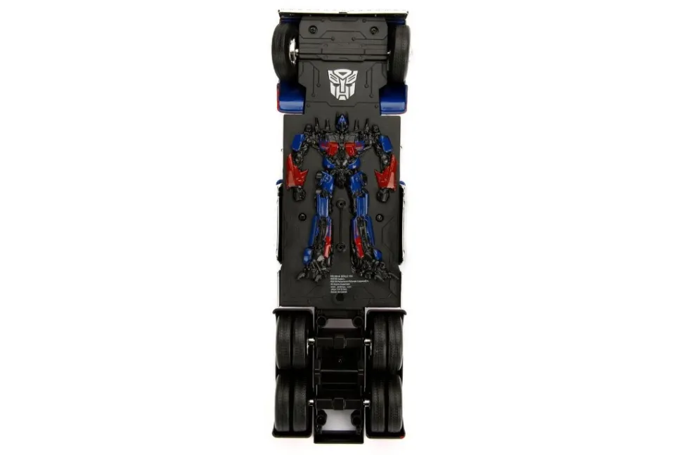 Optimus Prime Truck Robot Chassis Transformers Movie Hollywood Rides Series Diecast Model Jada 30446