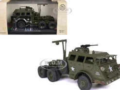 Pacific M26 Tractor Olive Drab "United States Army" 1/43 Diecast Model by Militaria Die Cast