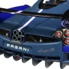 Pagani Huayra BC Blu Francia Candy Blue Carbon Accents 1/18 Model Car Autoart 78277