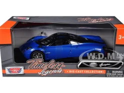 Pagani Huayra Blue 1/24 Diecast Car Model Motormax 79312