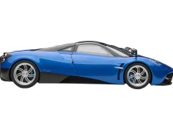 Pagani Huayra Metallic Blue Black Top Silver Wheels 1/12 Model Car Autoart 12232