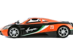 Pagani Huayra #23 Orange and Black with Stripes 