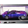 Pagani Huayra Pink and Purple Chrome "Custom Wrap" Series 1/24 Diecast Model Car by Motormax
