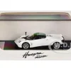 Pagani Huayra Roadster White Metallic with Black Top 1/64 Diecast Model Car by LCD Models