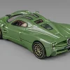 Pagani Utopia Green Metallic 1/64 Diecast Model Car by CM Model