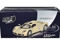 Pagani Utopia Presentation Grigio Rinascimento Silver 1/64 Diecast Model Car by BBR