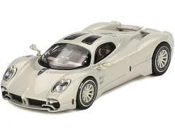 Pagani Utopia Presentation Grigio Rinascimento Silver 1/64 Diecast Model Car by BBR