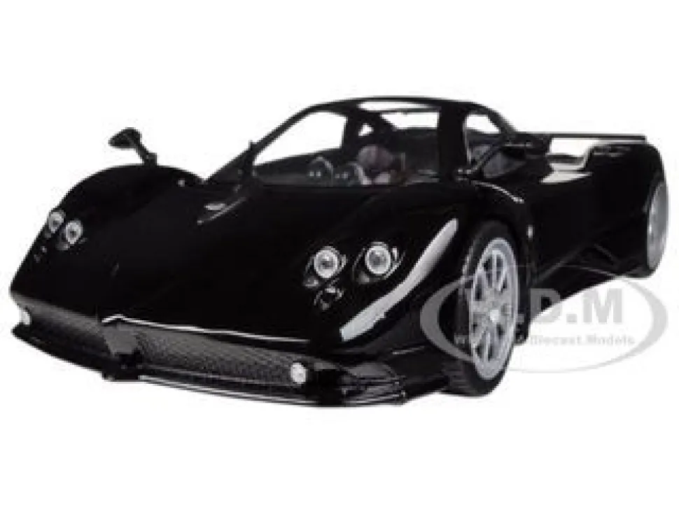 Pagani Zonda F Black 1/18 Diecast Car Model Motormax 79159
