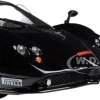 Pagani Zonda F Nurburgring Black 1/24 Diecast Car Model Motormax 73370