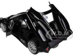 Pagani Zonda F Nurburgring Black 1/24 Diecast Car Model Motormax 73370