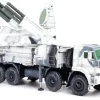 Pantsir S1 96K6 Self Propelled Air Defense Weapon System Winter Camouflage Russia s Arctic Forces Armor Premium Series 1/72 Diecast Model Panzerkampf 12215PA