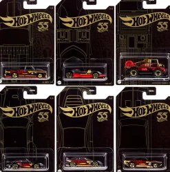 2023 Pearl & Chrome 6 piece Set Diecast Model Cars Hot Wheels HDH54-956D