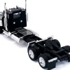 Peterbilt 589 2-Axel Day Cab Black 1/87 (HO) Plastic Model Car by HO Logistics