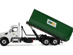 Peterbilt 567 Refuse Garbage Truck with 40 Yard Roll-Off Container