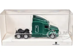Peterbilt 579 Sleeper Cab Green Metallic 1/87 (HO) Plastic Model Car by HO Logistics