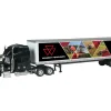 Peterbilt 379 Sleeper Cab with Trailer "Massey Ferguson - Born to Farm" Black 1/64 Diecast Model by SpecCast