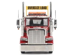 Peterbilt 589 Tandem-Axle Truck Tractor with Day Cab Legendary Red "Transport Series" 1/32 Diecast Model by Diecast Masters
