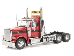 Peterbilt 589 Tandem-Axle Truck Tractor with Day Cab Legendary Red