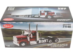 Peterbilt 589 Tandem-Axle Truck Tractor with Day Cab Legendary Red