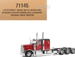 Peterbilt 589 Tridem-Axle Legendary Package Truck Tractor with 58