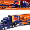 Peterbilt 387 Truck Dark Blue Red Bull KTM Factory Racing 1/32 Diecast Model New Ray 14393