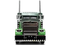 1992 Peterbilt 379 Truck Tractor Green Two Tone and Purple The Incredible Hulk Marvel Avengers Series Diecast Model Jada 35179