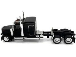 Peterbilt 589 Truck with 72 Inch Sleeper Black 1/87 (HO) Plastic Model Car by HO Logistics