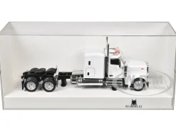 Peterbilt 589 Truck with 72 Inch Sleeper White 1/87 (HO) Plastic Model Car by HO Logistics